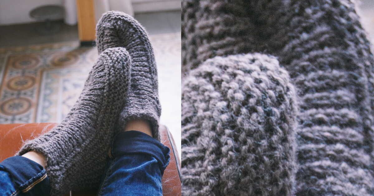 Chaussons tricotés : un cocon douillet à vos pieds