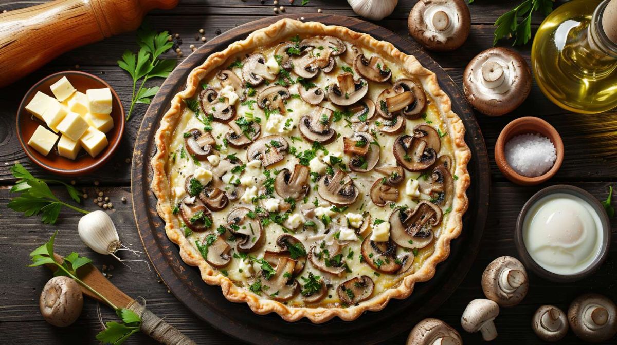 La tarte aux champignons : un incontournable de la cuisine réconfortante
