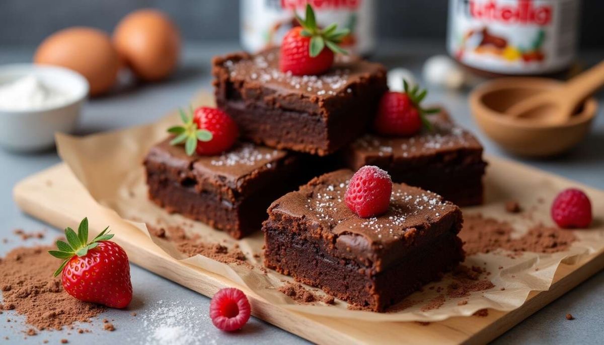 Des brownies au Nutella irrésistibles pour chaque gourmand