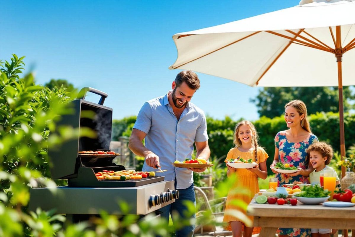 déclencheur de grillades : le barbecue blooma zephyr à 229 € chez castorama