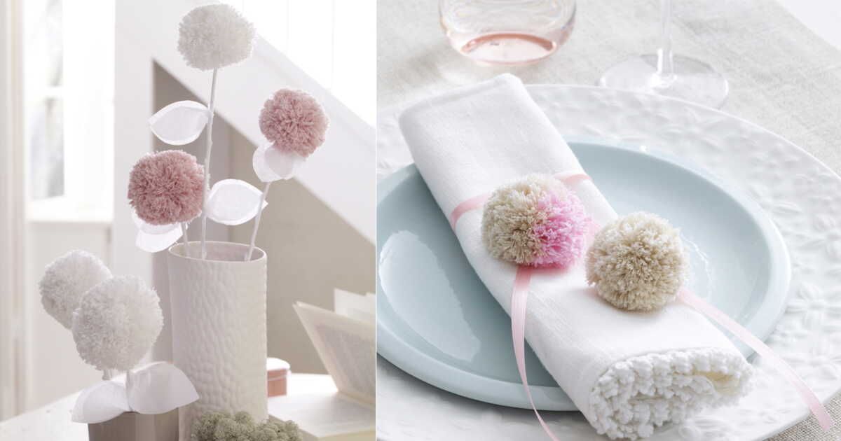 Découvrez l'art des pompons : deux styles tendance à réaliser