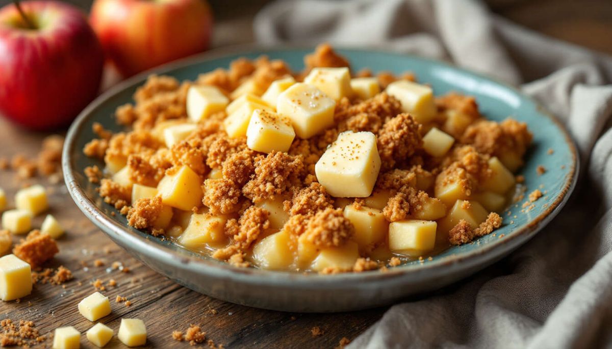 Un dessert réconfortant : la magie du crumble aux pommes