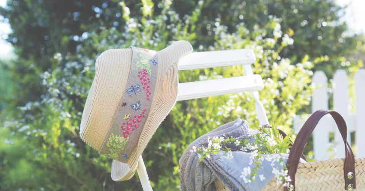Élégance estivale : le chapeau brodé à la mode cet été