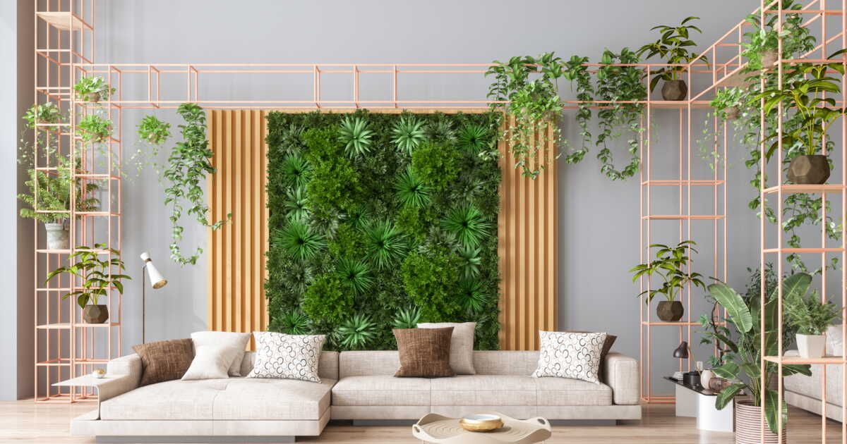 Créer un mur végétal dans votre intérieur