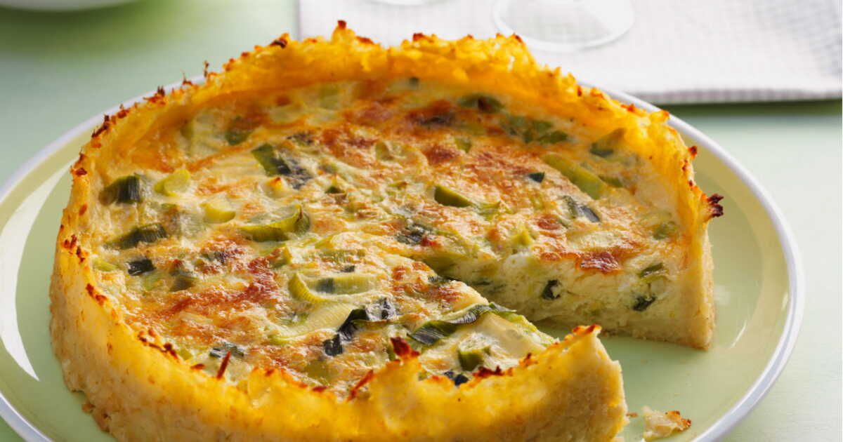 Une quiche rösti aux poireaux gourmande et réconfortante
