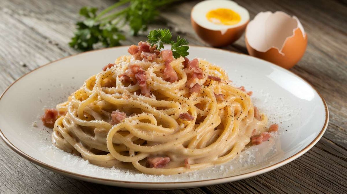 une carbonara légère au thermomix pour un dîner savoureux et équilibré
