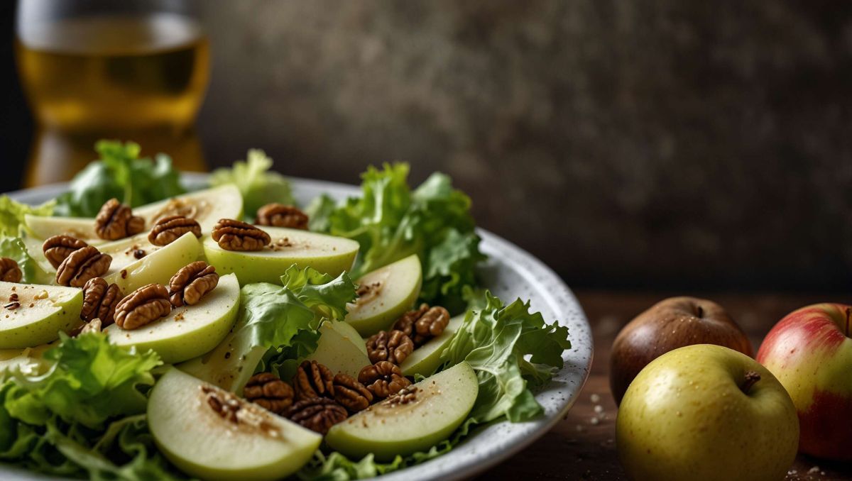 Une salade rafraîchissante aux endives, pommes et noix pour l'été
