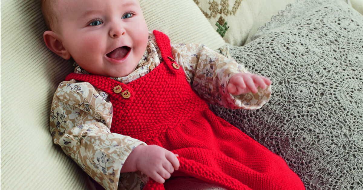 La petite robe rouge qui fait craquer les bébés
