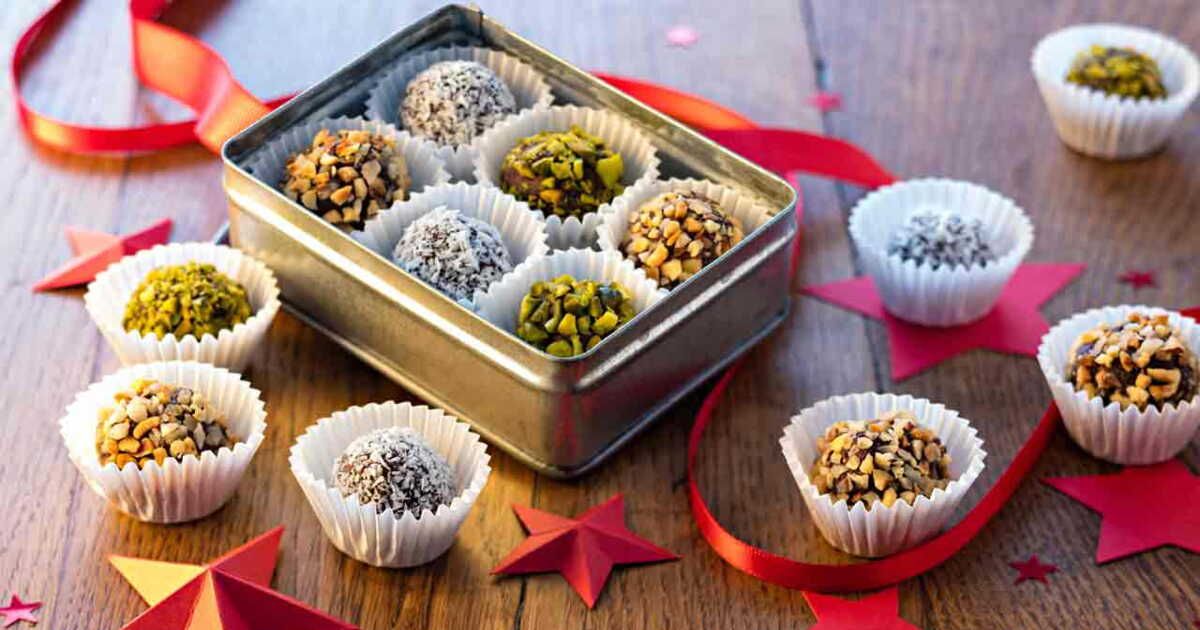 Truffes au chocolat : une touche de pistache et de coco pour vos fêtes