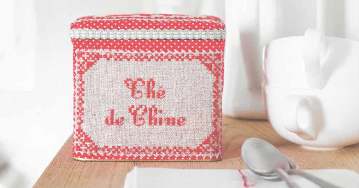Une boîte à thé au design vintage