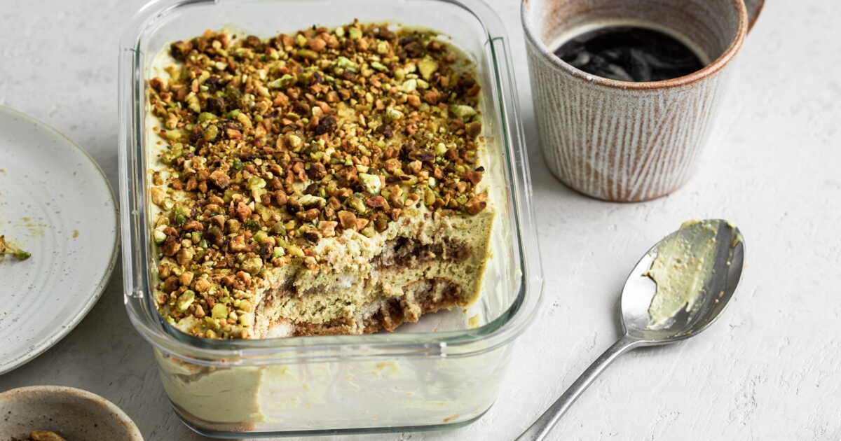 Tiramisu à l'orientale : la recette à la pistache et à la fleur d'oranger