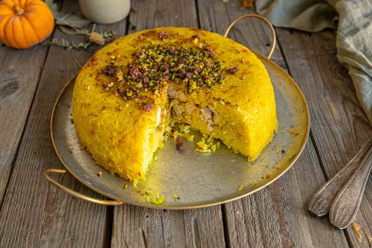 découverte du riz à l’iranienne au poulet façon tahchine