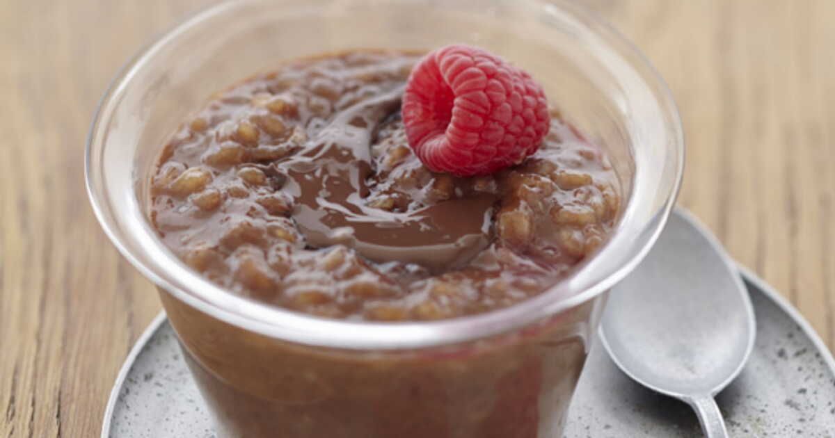 Le délice sucré du riz au lait revisité au Nutella