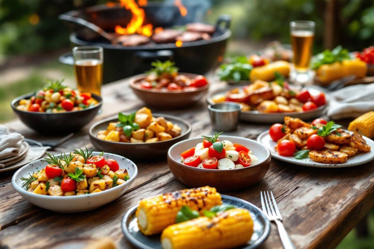 Accompagnements barbecue : révélez des recettes irrésistibles et colorées pour cet été