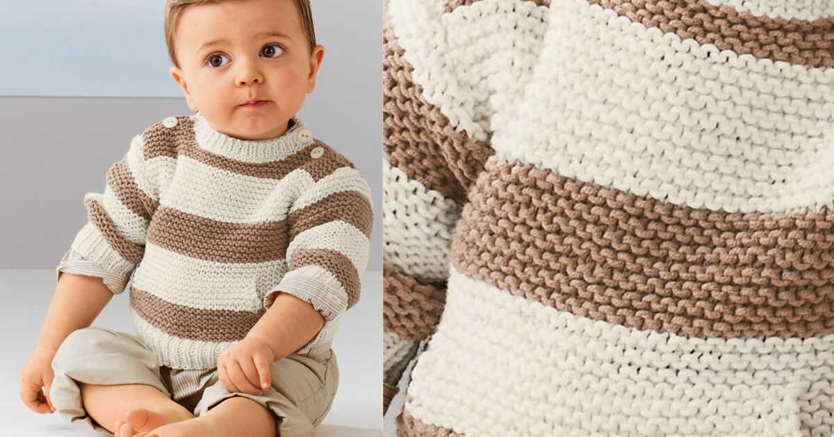 Le charme intemporel du sweat layette à rayures pour les tout-petits