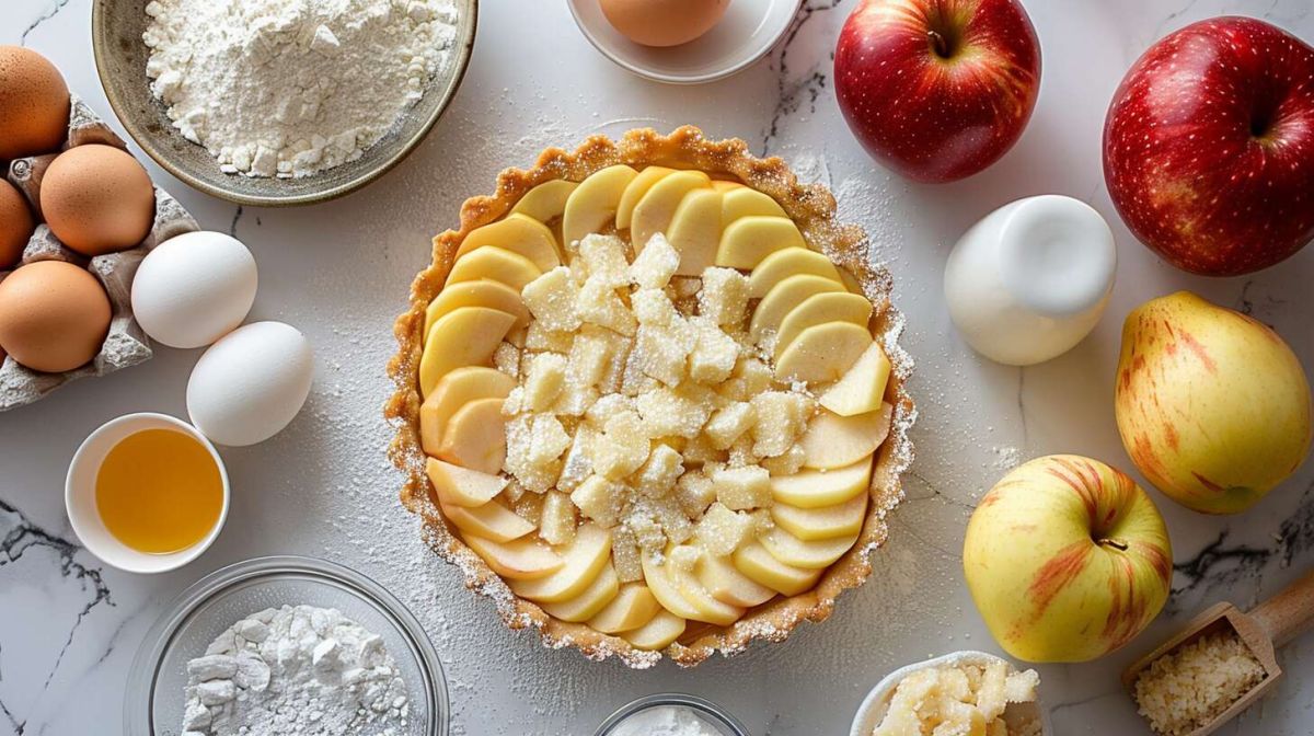 Une tarte moelleuse aux pommes sans pâte : un délice à découvrir