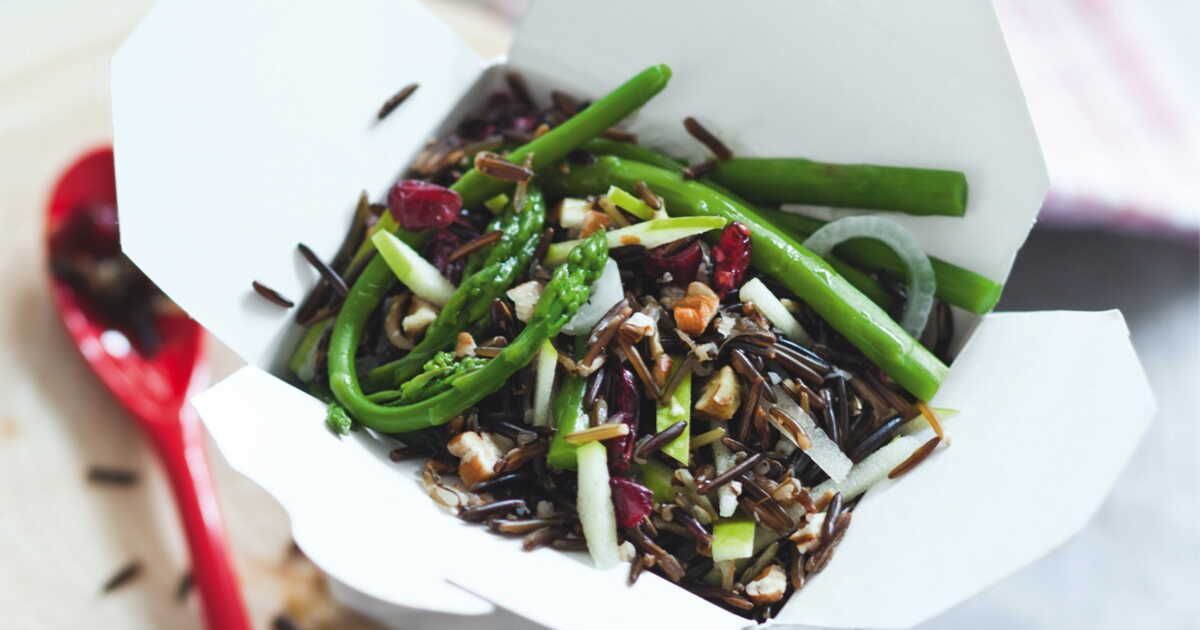 Salade de riz sauvage