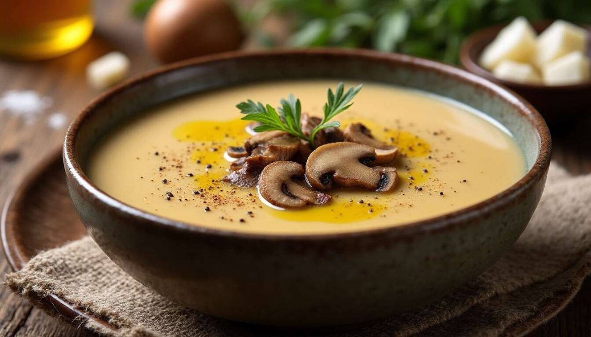 Découvrez la soupe de champignons : légère et pleine de saveurs