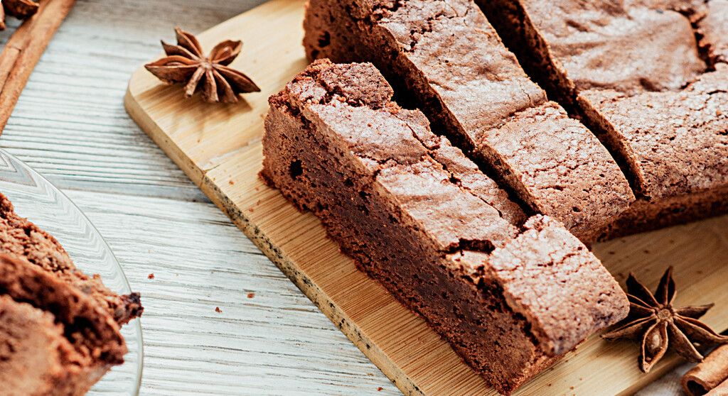 Gâteau au chocolat et épices douces