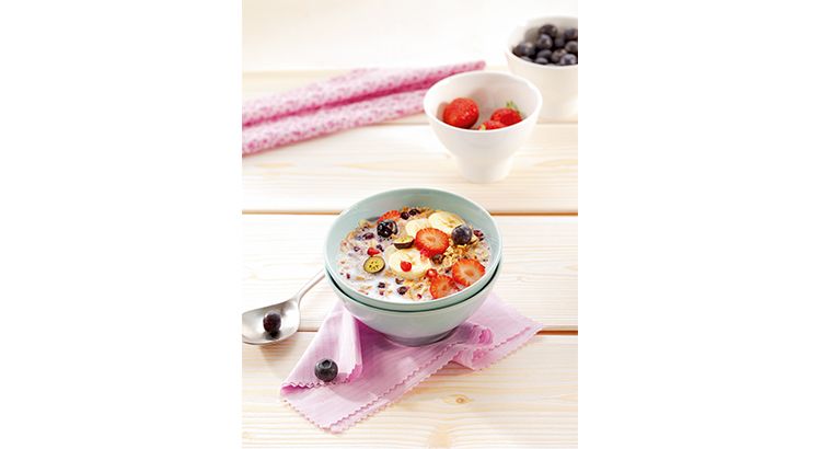 Délice croustillant aux fruits
