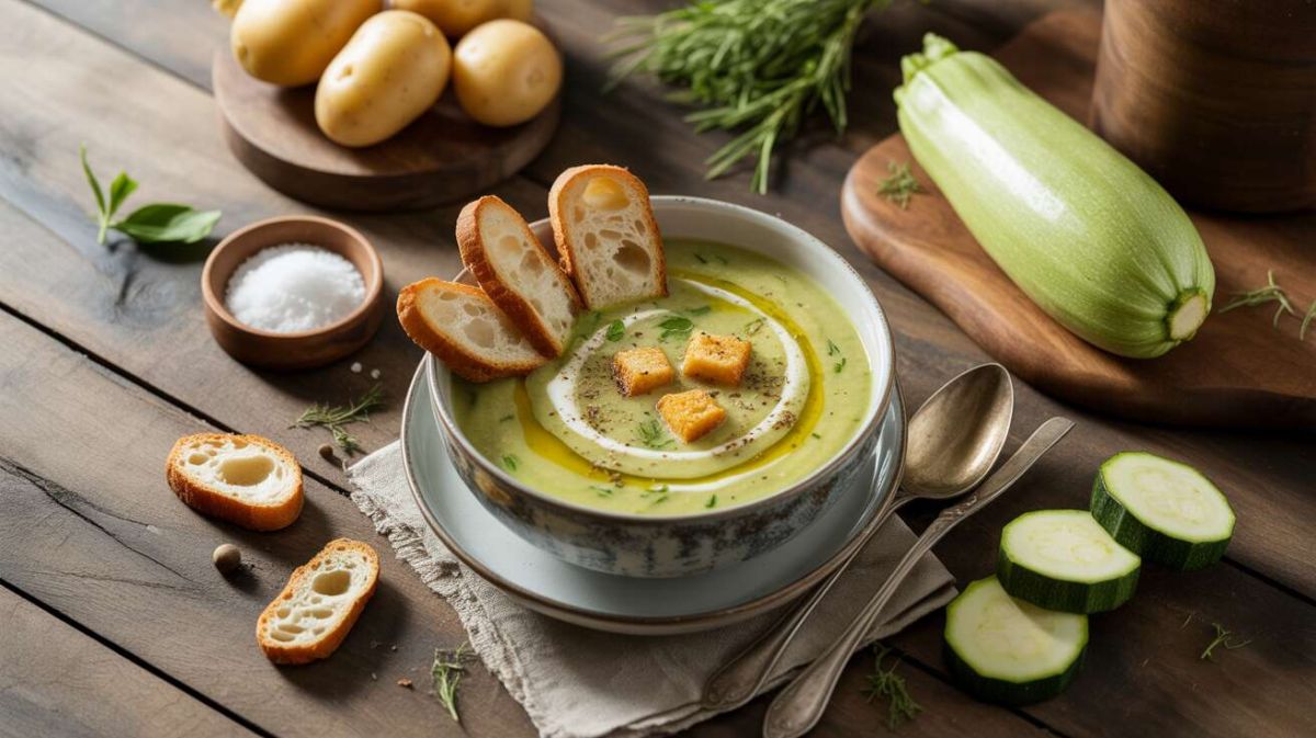Un velouté de courgettes réconfortant et savoureux pour vos soirées d'automne