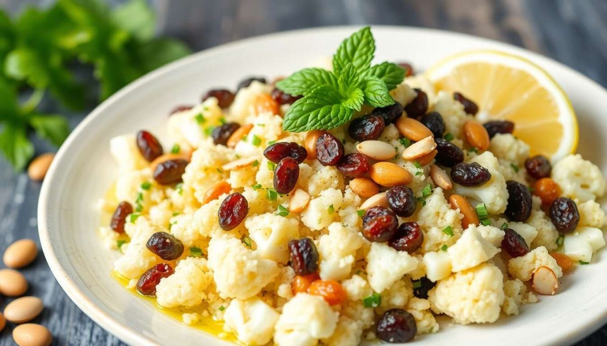Découvrez le taboulé de chou-fleur cru, une recette rafraîchissante