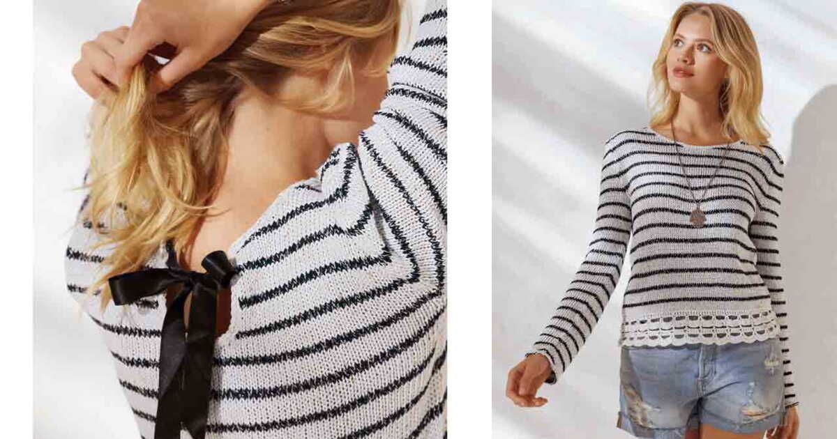 Le pull marin réinvente l'élégance estivale
