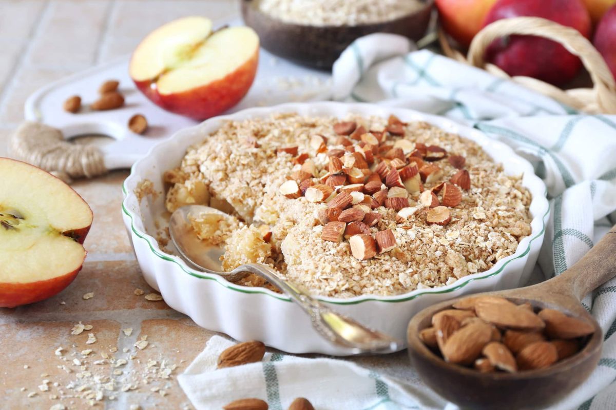 Découvrez le crumble léger au son d'avoine, votre nouveau dessert automnal préféré