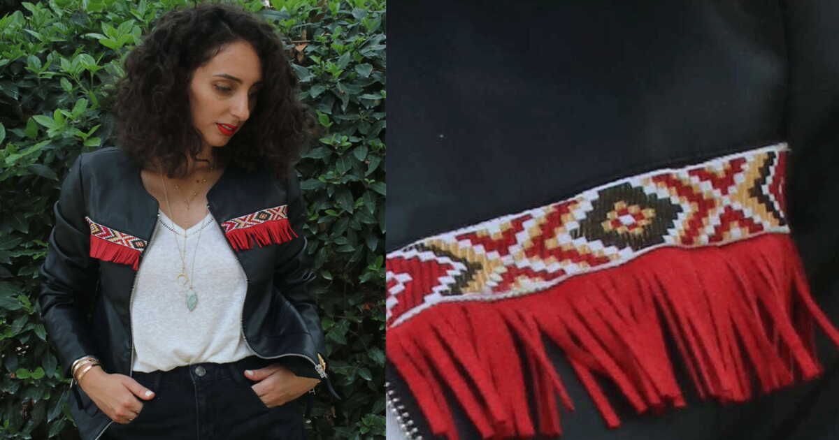 la tendance incontournable : la veste custom à franges