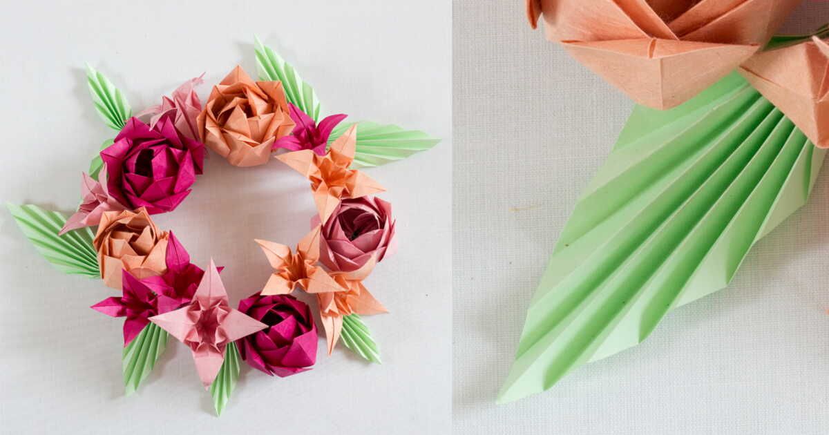 Découvrez l'art captivant de l'origami avec une simple feuille