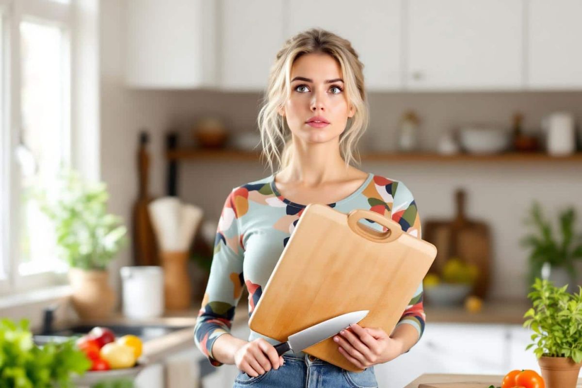 la méthode astucieuse pour garder sa planche à découper impeccable