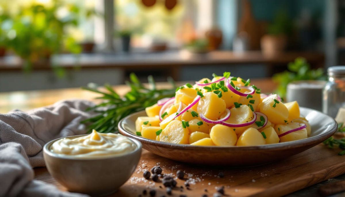 Recette facile de salade de pommes de terre